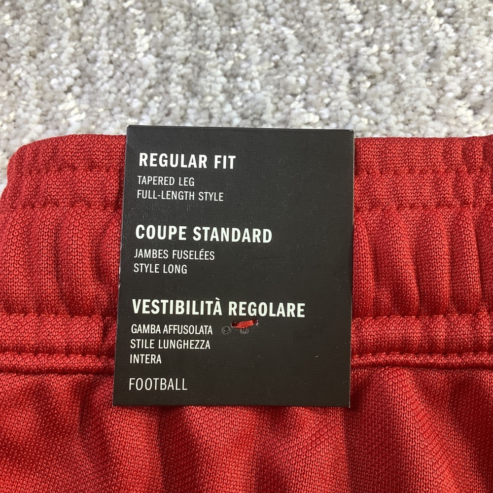 Adidas Tiro Essentials Youth Track Pants Red White Size Medium 11-12Y NWT - Picture 6 of 16